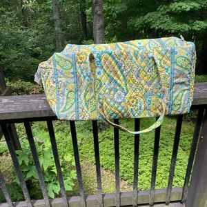 Vera Bradley Large Duffel Lemon Parfait